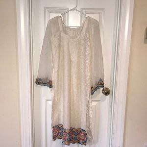 2 pc pure chiffon Pakistani suit